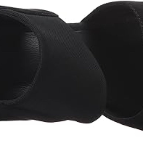 Eileen Fisher Chat-Su Dress Pump Sandal In Black Suede Stretch 8M - Picture 6 of 9